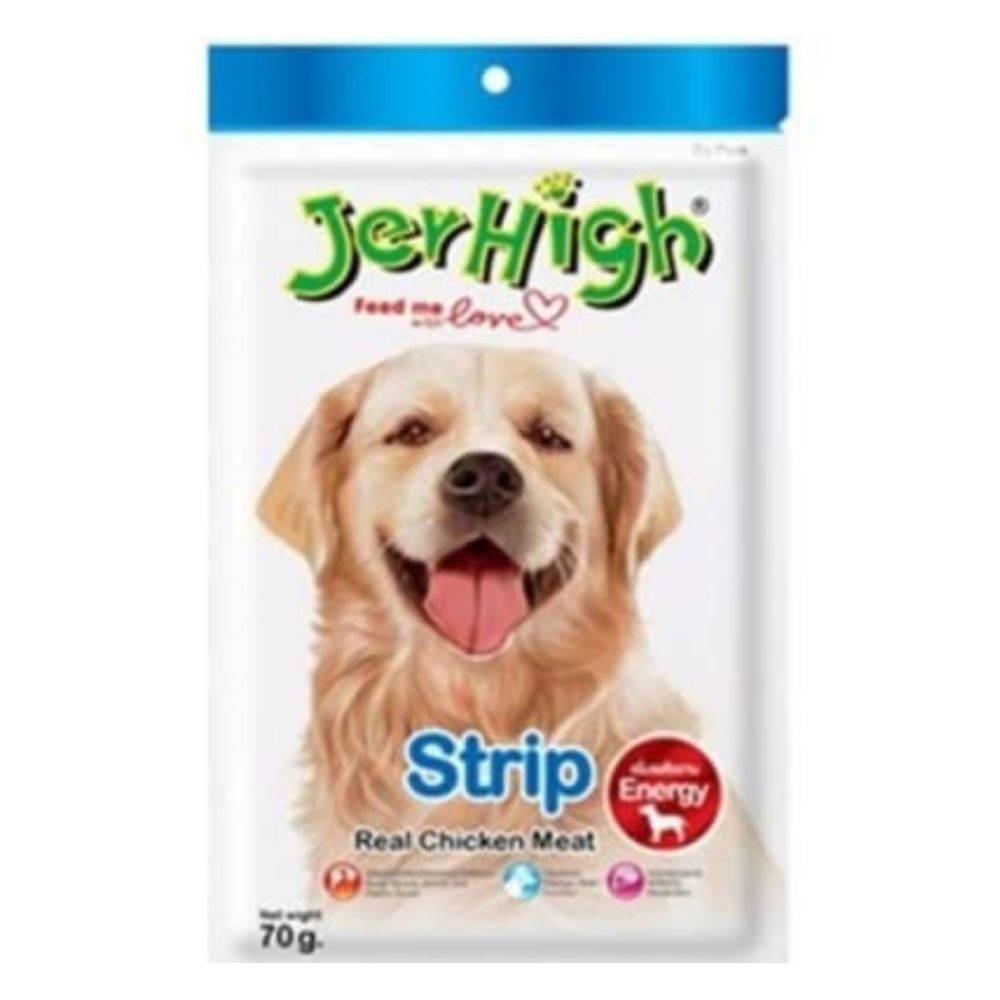 JerHigh- Energy STRIP REAL CHICKEN MEAT