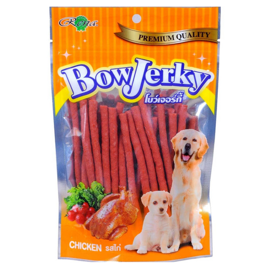 Rena BowJerky Chicken Sticks Dog Treats - 200 g