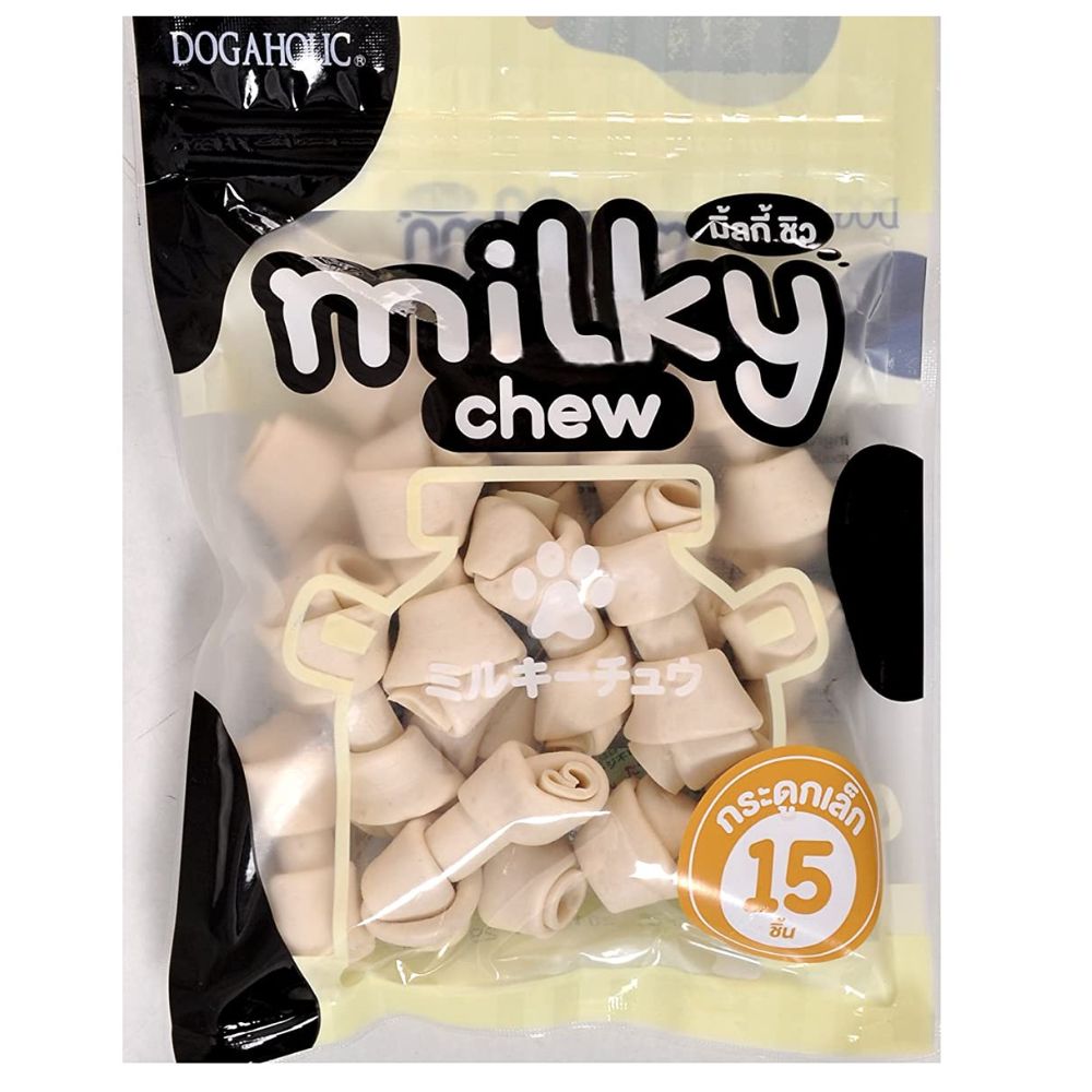 Dogaholic - MILKY CHEW Bone Style (15 Pieces)