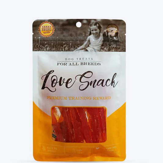 Rena's Love Snack Chicken Jerky Stripes Dog Treat - 85 g