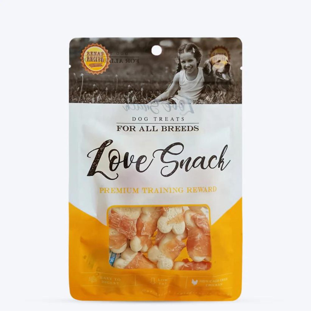 Rena's Love Snack Chicken Wrap Biscuit Dog Treat - 60 g