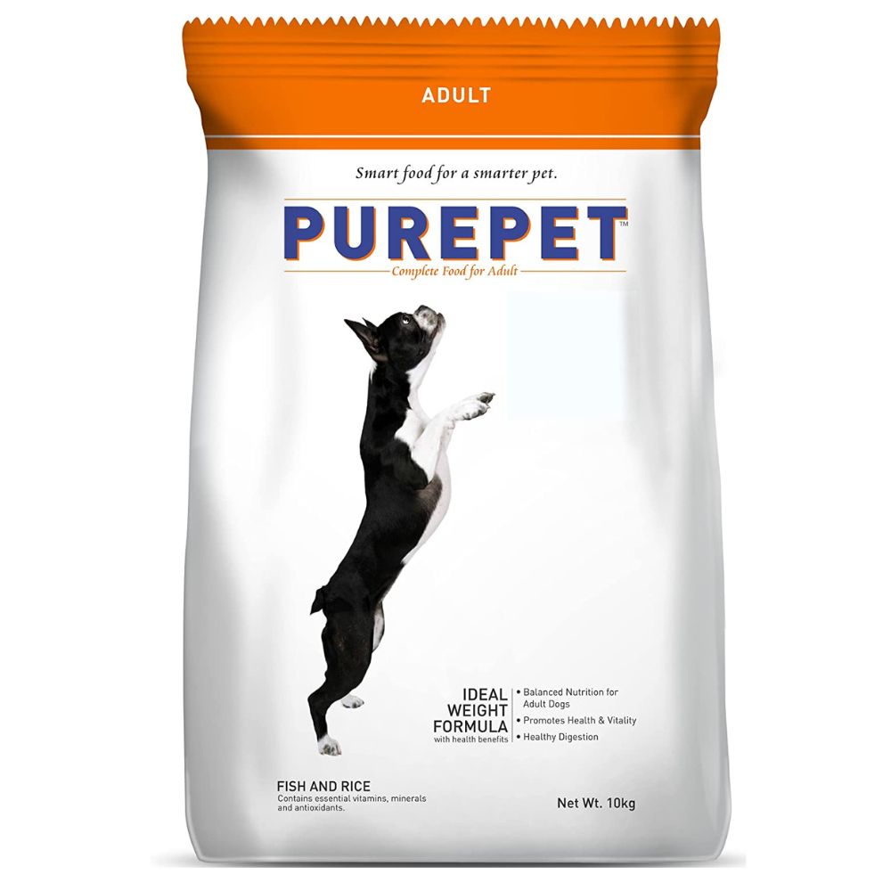 Purepet - Fish & Rice Adult Dog Dry Food