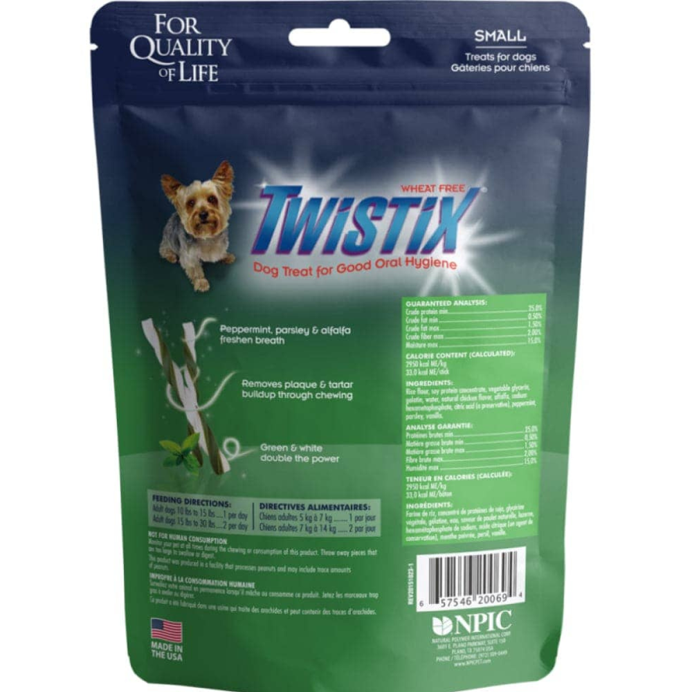 NPIC Twistix Vanilla Mint Flavor Dog Treat