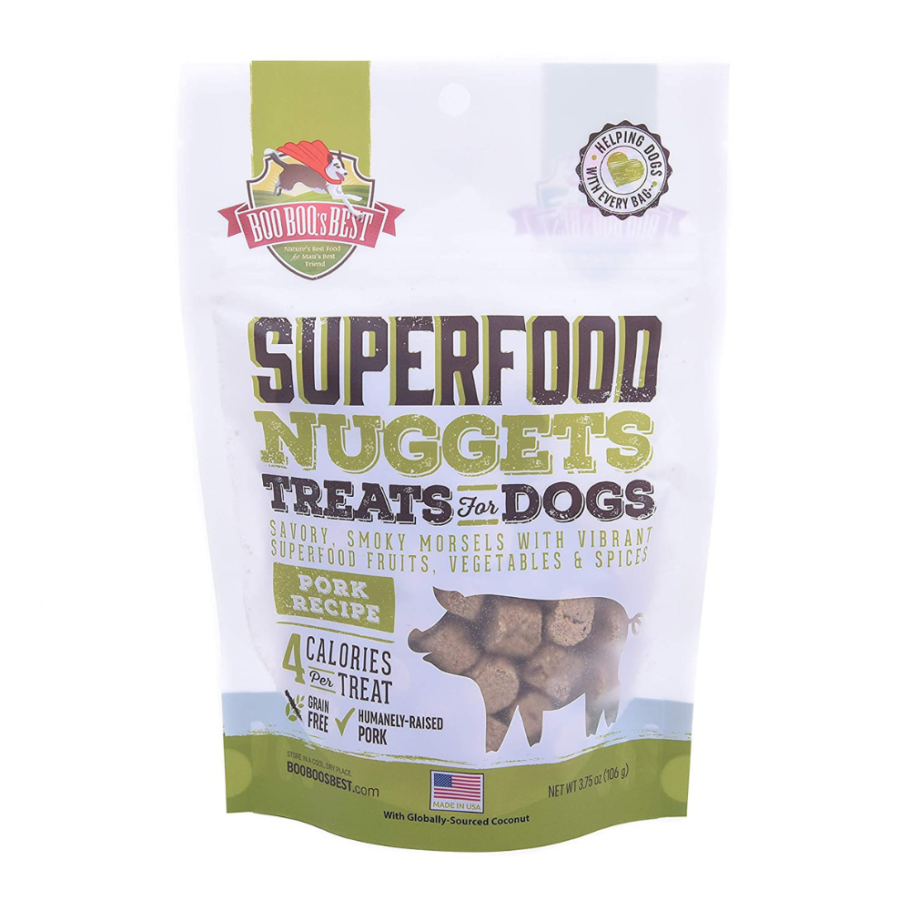 SuperFood Nuggets Treats for Dogs - Pork Recipe 106g