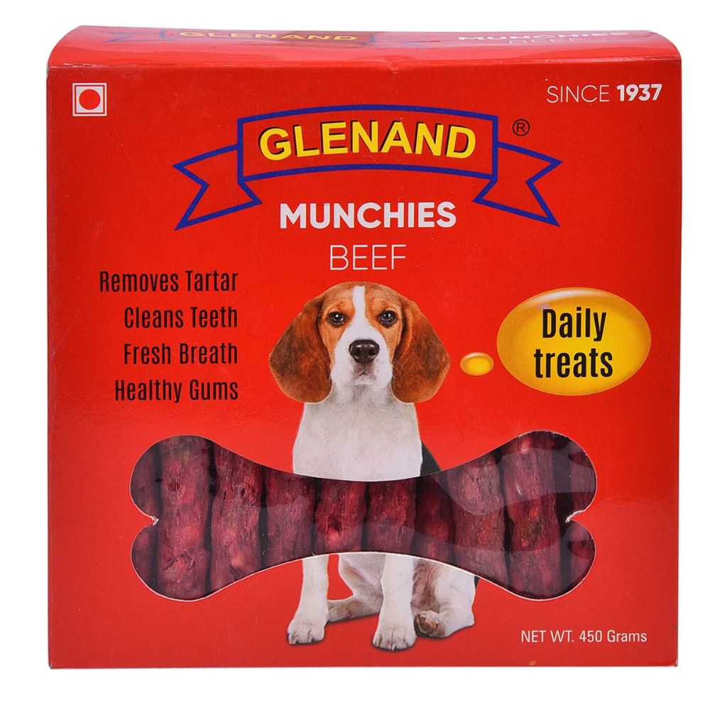 Glenand - Beef Flavoured Munchies Dog Treats