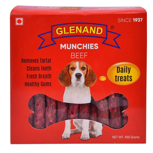 Glenand - Beef Flavoured Munchies Dog Treats