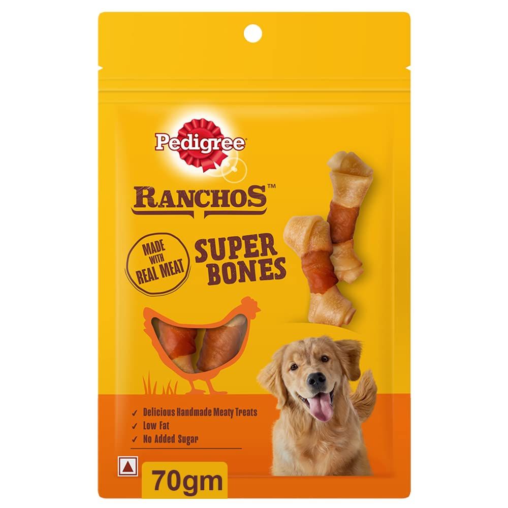 Pedigree Ranchos Super Bones Chicken & Milk Dog Treats