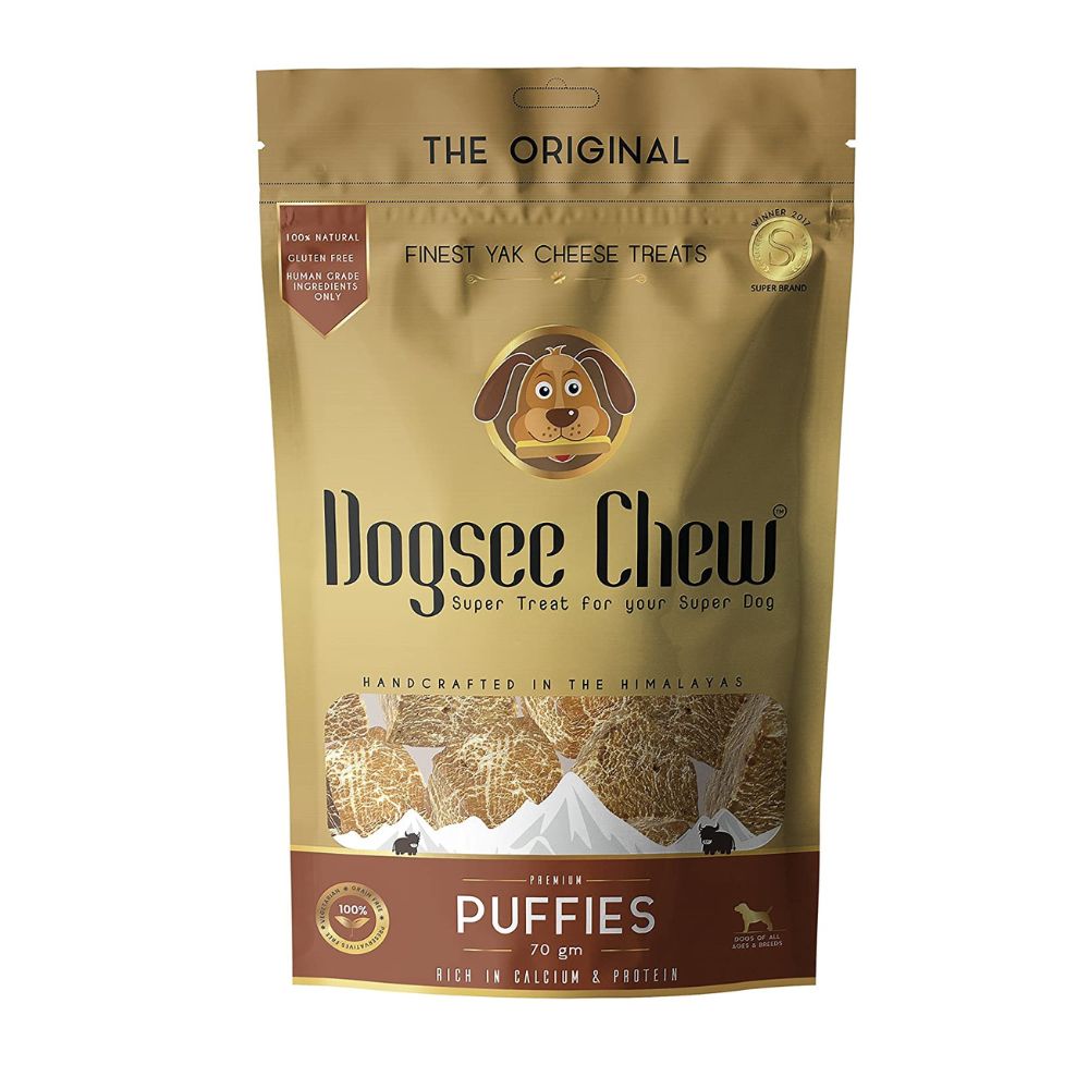 Dogsee - Chew 100% Natural Yak Cheese Puffies Dog Treat