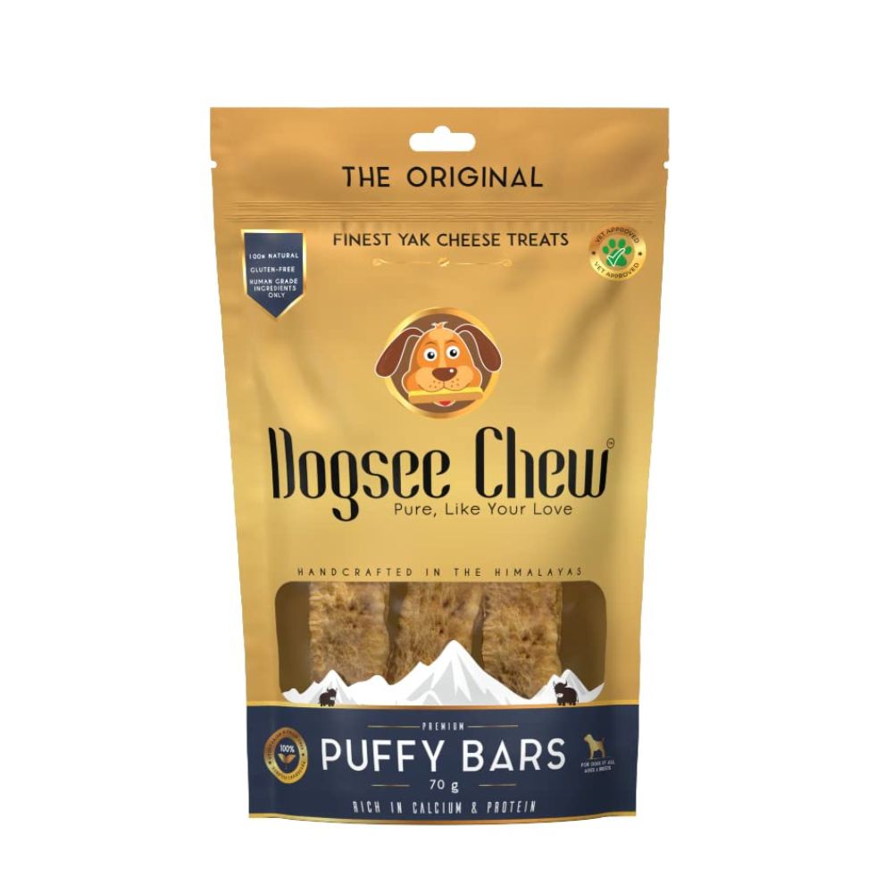 Dogsee - Chew 100% Natural Yak Cheese Puffy Bar Dog Treats