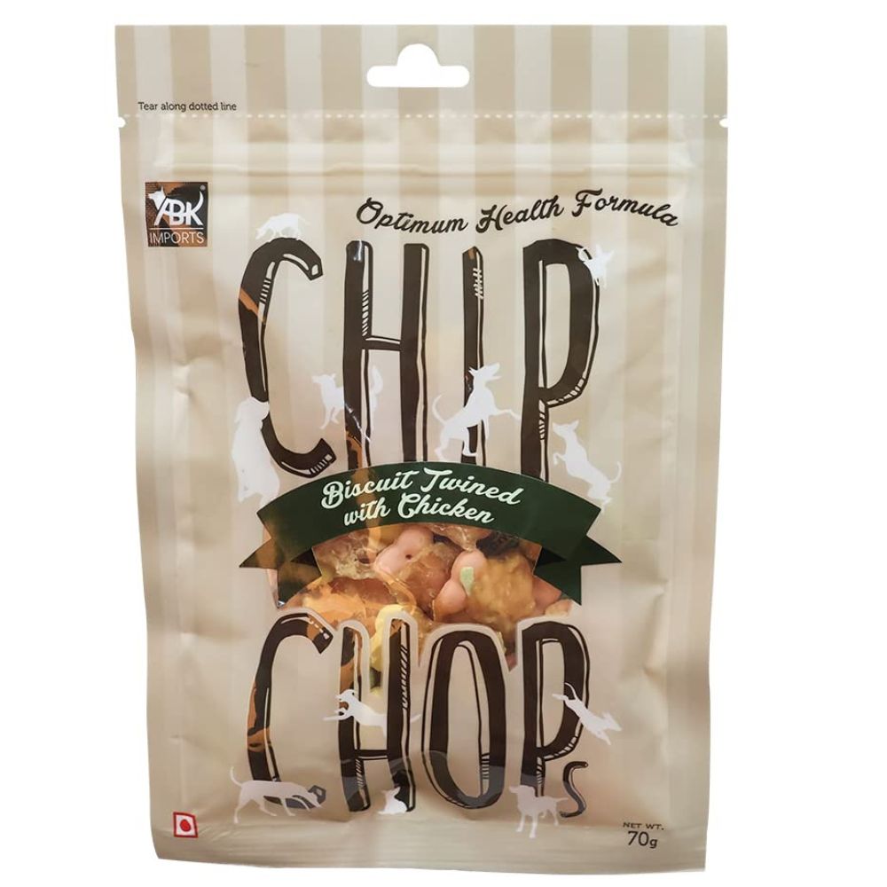 Chip Chops - Biscuit Twined with Chicken 70g