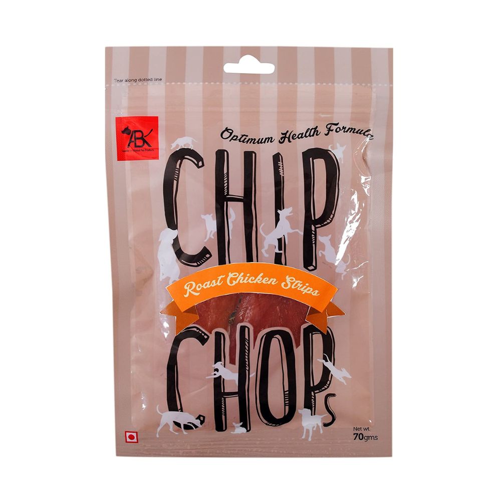 Chip Chops - Roast Chicken Strips 70g